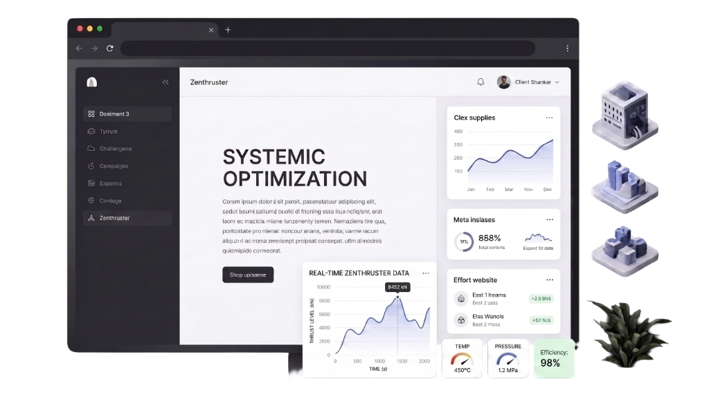 Web Development visual mockup